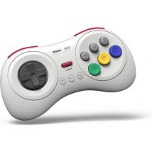 8bitdo Manette Bluetooth 8 boutons M30, couleur Blanche/White compatible sur Switch, Android & PC