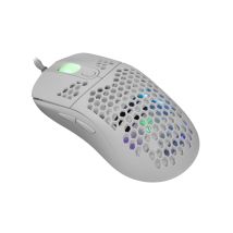 White Shark GALAHAD White mouse Gaming Ambidestro USB Type-A Ottico 7200 DPI - Nuovo