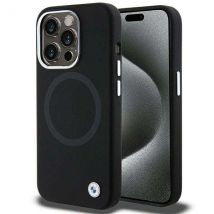 Funda BMW para iPhone 15 Pro Max 6.7 negro Signature Liquid Silicone MagSafe - Nuevo
