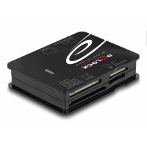 DeLOCK Lecteur de carte USB 2.0 pour cartes mémoire CF / SD / Micro SD / MS / xD / M2