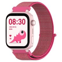 DCU Tecnologic Smartwatch KIDS PRO GPS e videochiamata cinturino in tessuto rosa/rosa - Nuovo