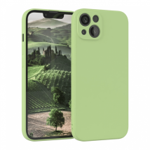 JAYM - Coque Silicone Vert printemps pour [ SAMSUNG GALAXY A25 5G ] - 100% Silicone et Microfibre - Renforcée et Ultra Doux