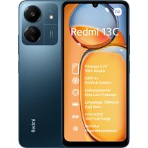 Xiaomi Redmi 13C (4G) 128 Go, Bleu, Débloqué Reconditionné - Très bon état - Garanti 24 mois