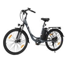 Touroll B1 26 bicicletta elettrica urbana con batteria rimovibile 36V 15.6Ah, bicicletta elettrica da città 250W, Shimano 7 velocità, massima di 25 km