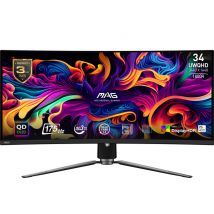 MSI MAG 341CQPDE QD-OLED écran plat de PC 86,4 cm (34 ) 3440 x 1440 pixels UltraWide Quad HD Noir