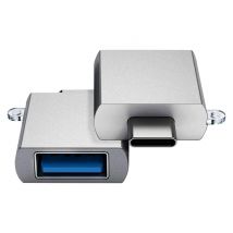 Adaptateur USB-C / USB-A Gris
