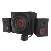 GENESIS Helium 610BT conjunto de altavoces 60 W PC/ordenador portátil Negro, Rojo 2.1 canales De 2 vías 30 W Bluetooth - Nuevo