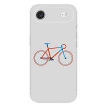 Funda de silicona - Compatible con Apple iPhone 17 Air - diseño bike color hipster - Nuevo