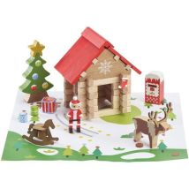 Casa del árbol de Papá Noel - Bloques de construcción - JEUJURA - 60 piezas - Nuevo