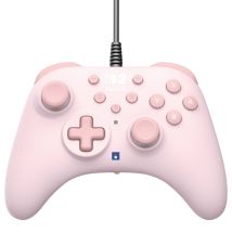 Hori Mando cableado HORIPAD Turbo (Cozy Pink) para Nintendo Switch 2 – Con licencia oficial de Nintendo - Nuevo