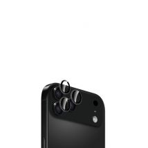 WE Lentilles de protection pour objectifs d'appareil photo iPhone 16 PRO / 16 PRO MAX / 17 PRO / 17 PRO MAX transparent/noir (3 lentilles incluses)