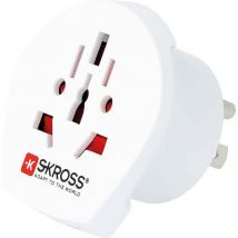 Adaptateur de Voyage Prise Mondiale vers États-Unis 12A Blanc