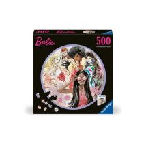 Puzzle redondo de 500 piezas : Barbie - El icono del estilo desde 1959 - Nuevo
