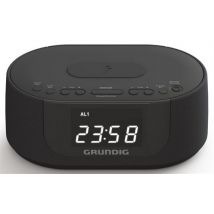 Radio reloj FM Cargador Inducción - Doble alarma - Luminosidad regulable GRUNDIG - SCC400 - Nuevo