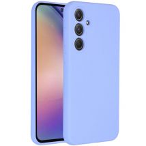 Accezz Coque Liquid Silicone pour Samsung Galaxy A55 - Violet