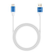 Câble USB vers USB C Fast Charge 3A Synchronisation Longueur 1.5m Bleu