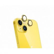 Force Glass Protector de cámara para iPhone 15/15 Plus/14 Plus Original Ultra Resistente Dorado - Nuevo