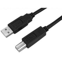 nuovaVideosuono USB A-USB B, 1.5m M-M câble USB USB 2.0 1,5 m Noir