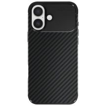 Enviro Funda para iPhone 17 de Silicona Suave con Acabado de Fibra de Carbono Texturizado Negro - Nuevo