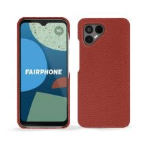 Carcasa de piel Fairphone 4 - Tapa trasera - Naranja - Piel granulada - Nuevo