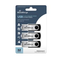 Mediarange pack de 3 clés USB2.0 32GO