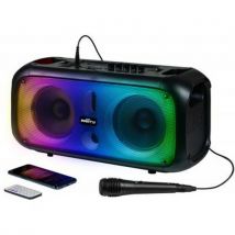 Speaker Bluetooth 200W luminoso e microfono cablato e telecomando - Nuovo