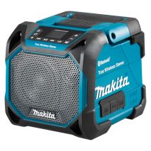 Makita DMR203 haut-parleur portable et de fête Enceinte portable stéréo Noir, Bleu
