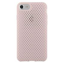 Coque pour iPhone SE/8/7/6S/6 Semi-rigide Micro-perforée Rose
