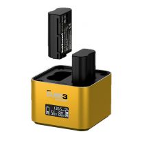 Caricabatterie HAHNEL ProCube3 compatibile con Nikon EN-EL14. EN-EL15c. EN-EL25 - Nuovo