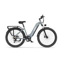 ONESPORT OT05 Bicicletta elettrica - Ruote da 27,5 Motore da 250W Batteria da 36V18,2Ah Autonomia di 60KM Freno a disco - Grigio - Nuovo
