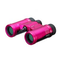 PENTAX 61815 - Prismáticos UD 9x21 - Compactos y ligeros - Enfoque mínimo 3m - Lentes con revestimiento múltiple - Rosa - Nuevo