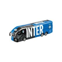 Bus modèle 1:43 MONDO MOTORS Inter Milan noir et bleu rétro-friction portes latérales ouvrantes