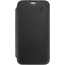 BEETLECASE Funda con cierre para iPhone 11 Pro Folio de piel con reverso transparente y tarjetero Negro - Nuevo