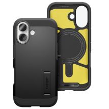 Spigen SGP Funda para iPhone 17 MagSafe Serie Tough Armor T MagFit con soporte integrado Negro - Nuevo