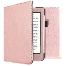 imoshion Étui de liseuse portefeuille en cuir végan pour Kobo Nia - Rose Doré