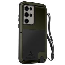 Funda Love Mei para Samsung Galaxy S23 Ultra Resistente al Agua Caqui - Nuevo