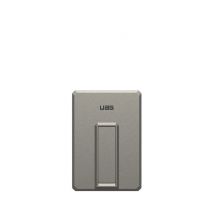 UAG Urban Armor Gear Ultra Slim Caricatore wireless magnetetico robusto con funzione stand | 1x 20W USB-C | 5.000 mah | Qi | Nero/titano | 