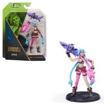 League of Legends , figura coleccionable de Jinx de 10,2 cm con detalles de gran calidad y 2 accesorios, Colección de campeones, edición de 