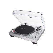 Audio-Technica AT-LP120X Tocadiscos de tracción directa Plata Manual - Nuevo