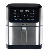 Friteuse sans huile - JOCCA - 2193 - 8L - 1800 W - 30,3 x 38,3 x 35,1 cm - Acier inoxydable