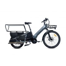 Cargobike Electrique, E-Long Tail, Aluminium, SHIMANO ALTUS 7v, Autonomie jusqu'a 90km, Baterrie 48V 13Ah