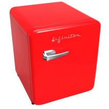 Frigorifero Vintage Infiniton CL-V48 46L Rosso - Compatto, Silenzioso, Energeticamente Efficient - Nuovo