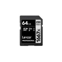 Lexar SDXC, 64 GB 64 GB UHS-II Classe 10 - Nuovo