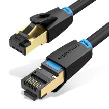 Vention Cable de Red RJ45 SFTP IKABH Cat.8/ 2m/ Negro - Nuevo