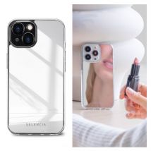 Selencia Coque Mirror pour Apple iPhone 15 - Argent