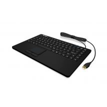 Tastiera da tavolo KeySonic KSK-5230IN USB QWERTZ Tedesco Nero - Nuovo