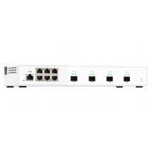 QNAP QSW-M2106-4S commutateur réseau Géré L2 2.5G Ethernet (100/1000/2500) Blanc