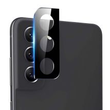 Mocolo Protection d'Objectif Caméra pour Galaxy S22 / S22 Plus en Verre Trempé 9H Noir transparent