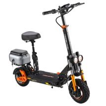 Trottinette électrique TWOFISH V5 MAX avec siège, moteur 800 W, batterie 48 V 18 Ah