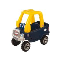 Auto a cavalcare Little Tikes Cozy Coupe Truck con pavimento rimovibile, clacson, porta e seggiolino per bambini, 18 mesi+ blu - Nuovo